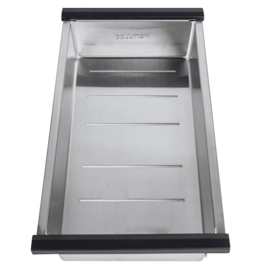 Мойка кухонная Paulmark Next Multi Sink 74 Uni, PM787445-BS, 74 см, цвет нержавеющая сталь