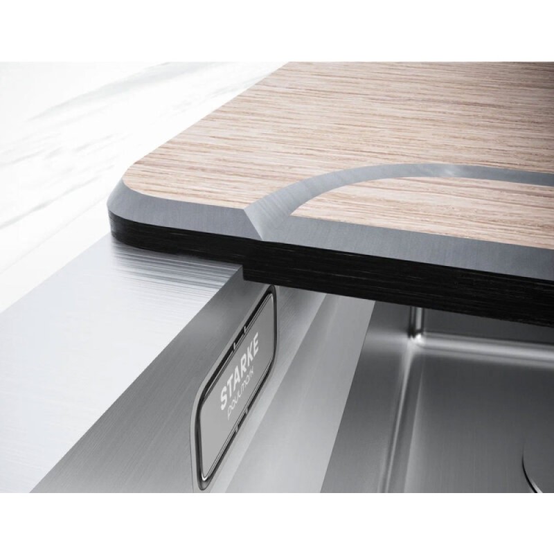 Мойка кухонная Paulmark Next Multi Sink 74 Uni, PM787445-BS, 74 см, цвет нержавеющая сталь