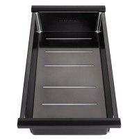 Мойка кухонная Paulmark Multi Sink 74 Uni, PM787445-GM, 74 см, PVD покрытие, цвет вороненая сталь