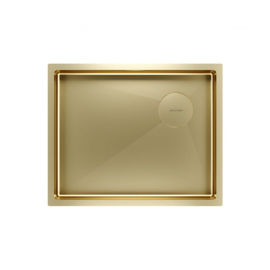 Мойка кухонная Paulmark Next-Skew-540, PM885444-BG, брашированное золото