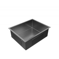 Мойка кухонная Paulmark Next-Skew-540, PM885444-GM, вороненая сталь