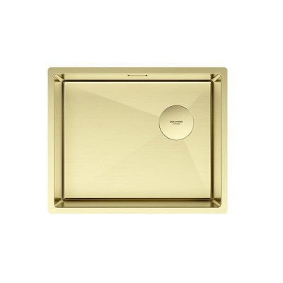 Мойка кухонная Paulmark Next-Skew 54 UNI, PM885444-LG, 54 см, цвет светлое золото