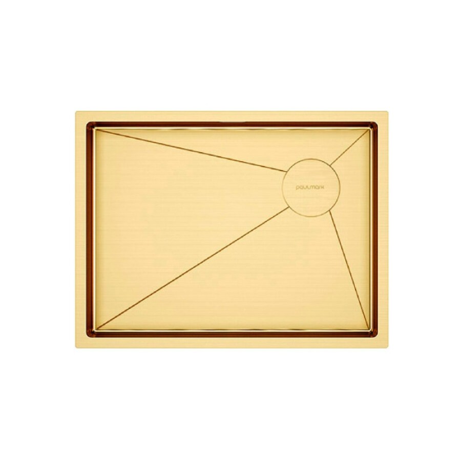 Мойка кухонная Paulmark Next-Skew-580, PM885844-BG, брашированное золото