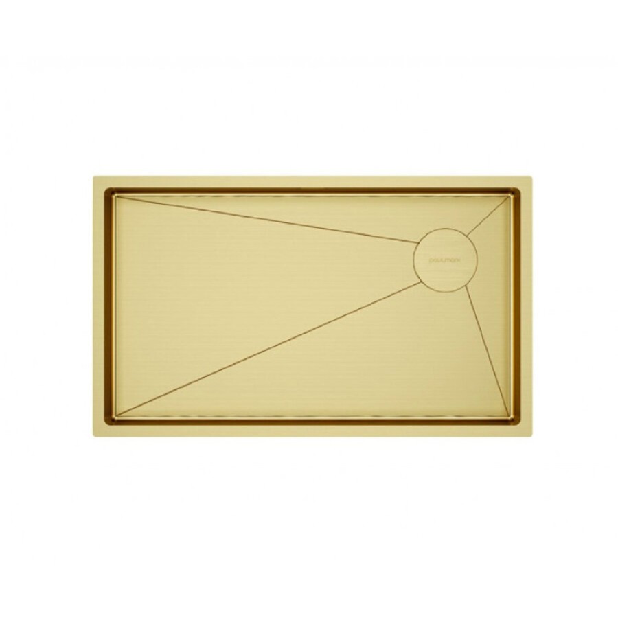 Мойка кухонная Paulmark Next-Skew-740, PM887444-BG, брашированное золото