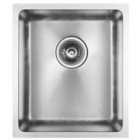 Мойка кухонная Paulmark Vista 38, PM904438-BS, брашированная нержавеющая сталь