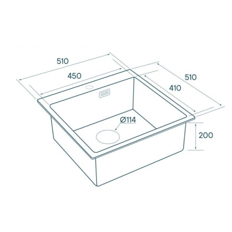 Мойка кухонная Paulmark Velten PM905151-BG, 51 см, брашированное золото