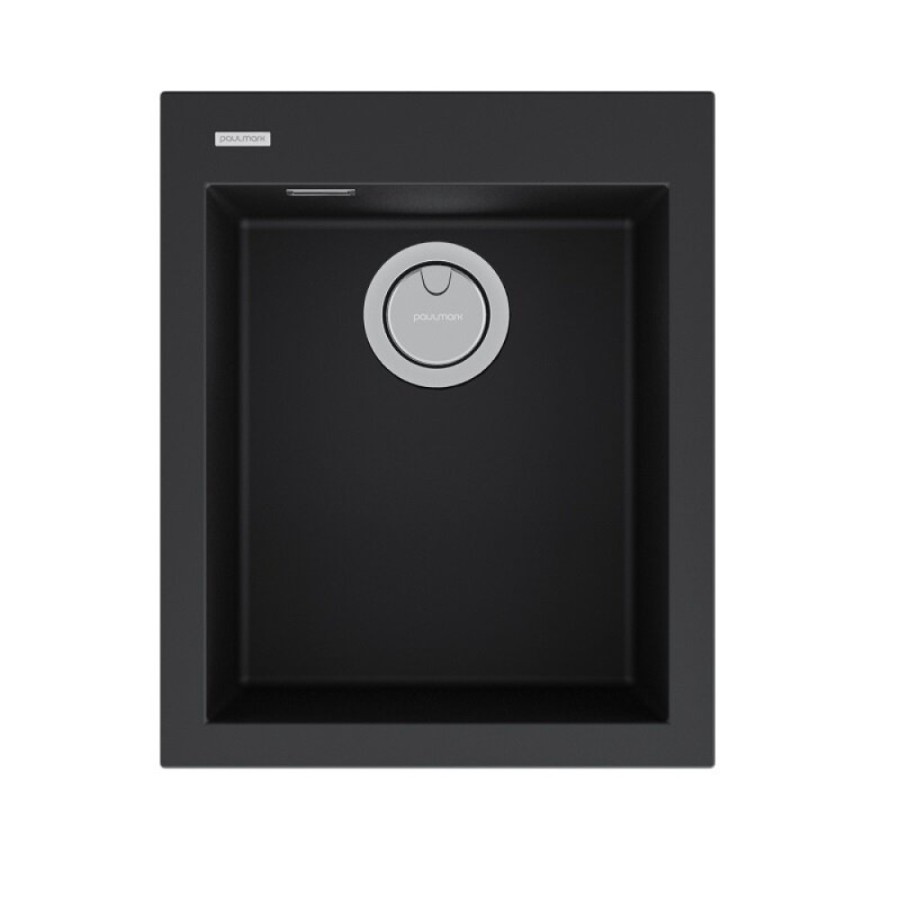 Мойка кухонная Paulmark Decoration, 41 см, PM934150-AN, цвет anthracite