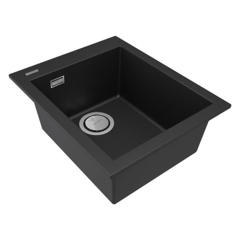Мойка кухонная Paulmark Decoration, 41 см, PM934150-AN, цвет anthracite
