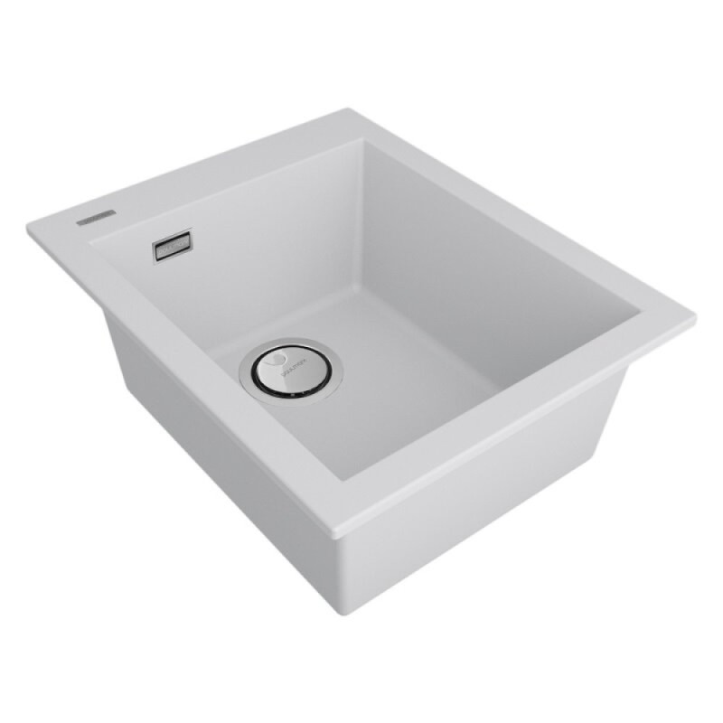 Мойка кухонная Paulmark Decoration, 41 см, PM934150-WH, цвет white