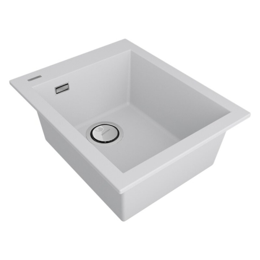 Мойка кухонная Paulmark Decoration, 41 см, PM934150-WH, цвет white