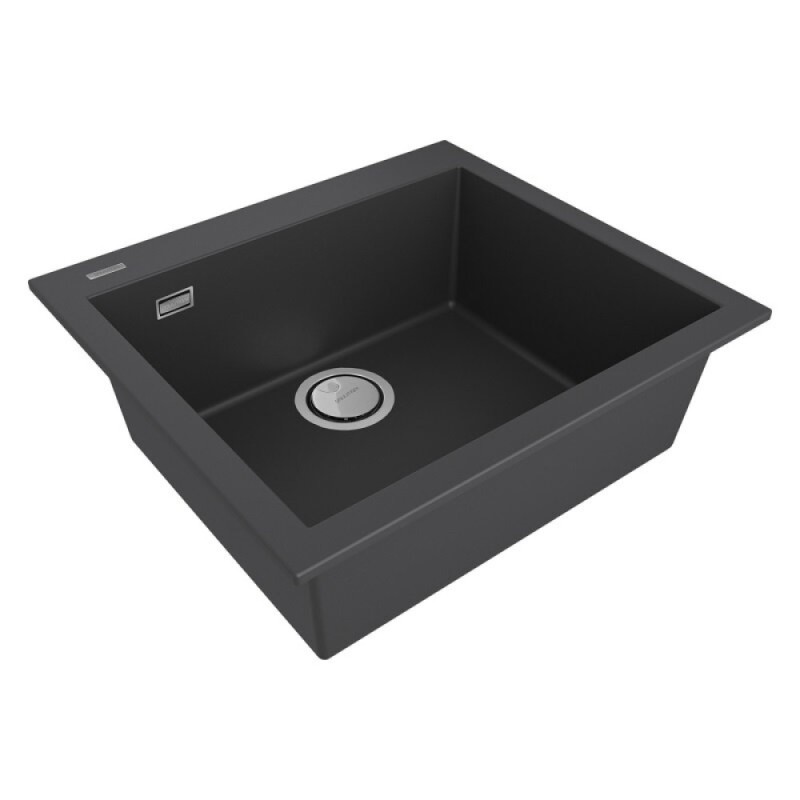 Мойка кухонная Paulmark Decoration, 56 см, PM935650-AN, цвет anthracite