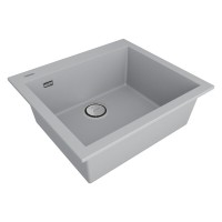 Мойка кухонная Paulmark Decoration, 56 см, PM935650-UGR, цвет urban grey