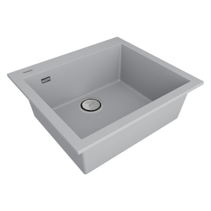 Мойка кухонная Paulmark Decoration, 56 см, PM935650-UGR, цвет urban grey