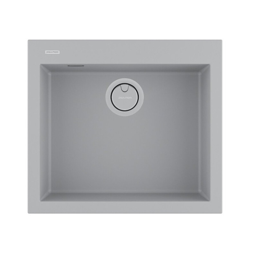 Мойка кухонная Paulmark Decoration, 56 см, PM935650-UGR, цвет urban grey