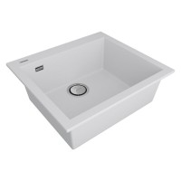 Мойка кухонная Paulmark Decoration, 56 см, PM935650-WH, цвет white