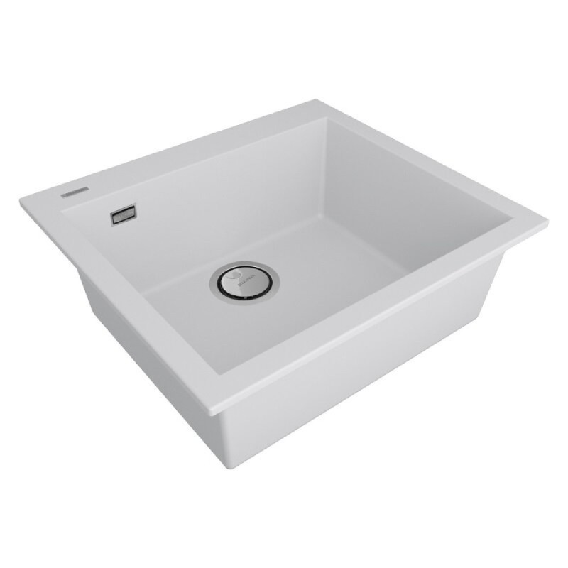 Мойка кухонная Paulmark Decoration, 56 см, PM935650-WH, цвет white