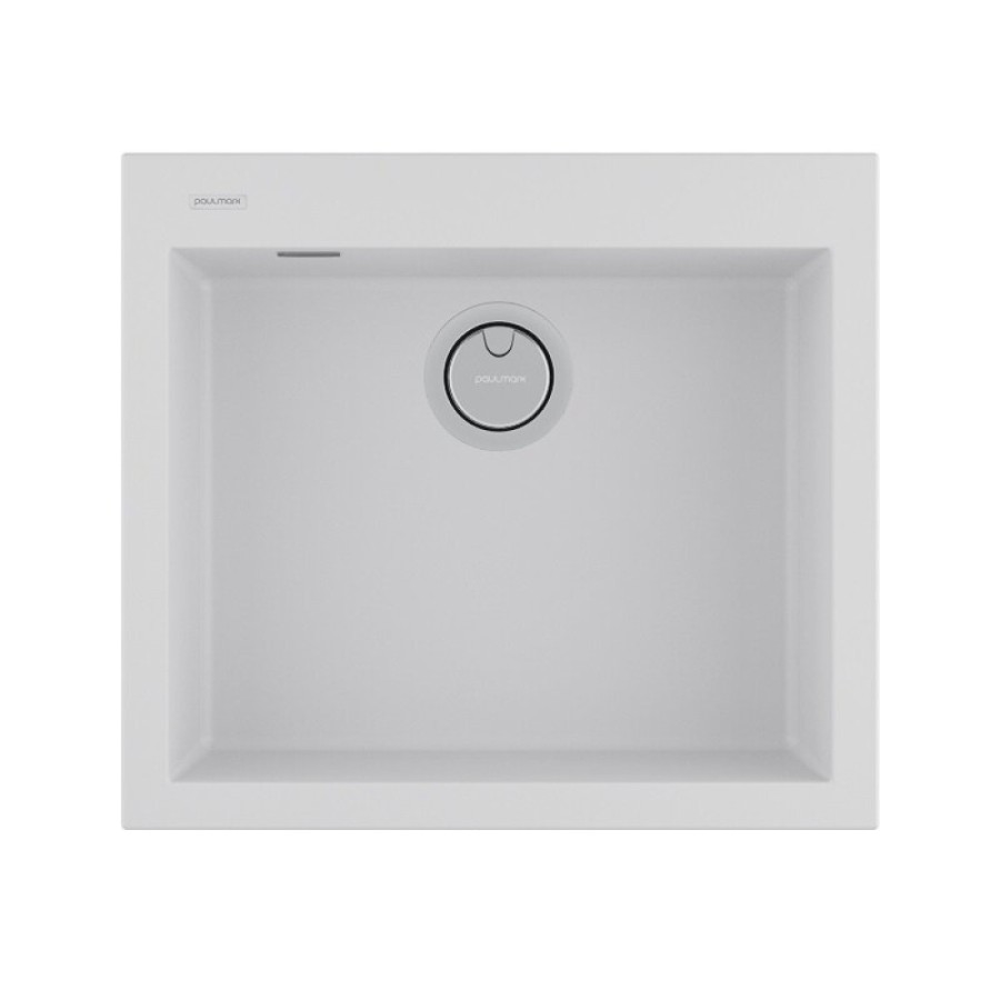 Мойка кухонная Paulmark Decoration, 56 см, PM935650-WH, цвет white