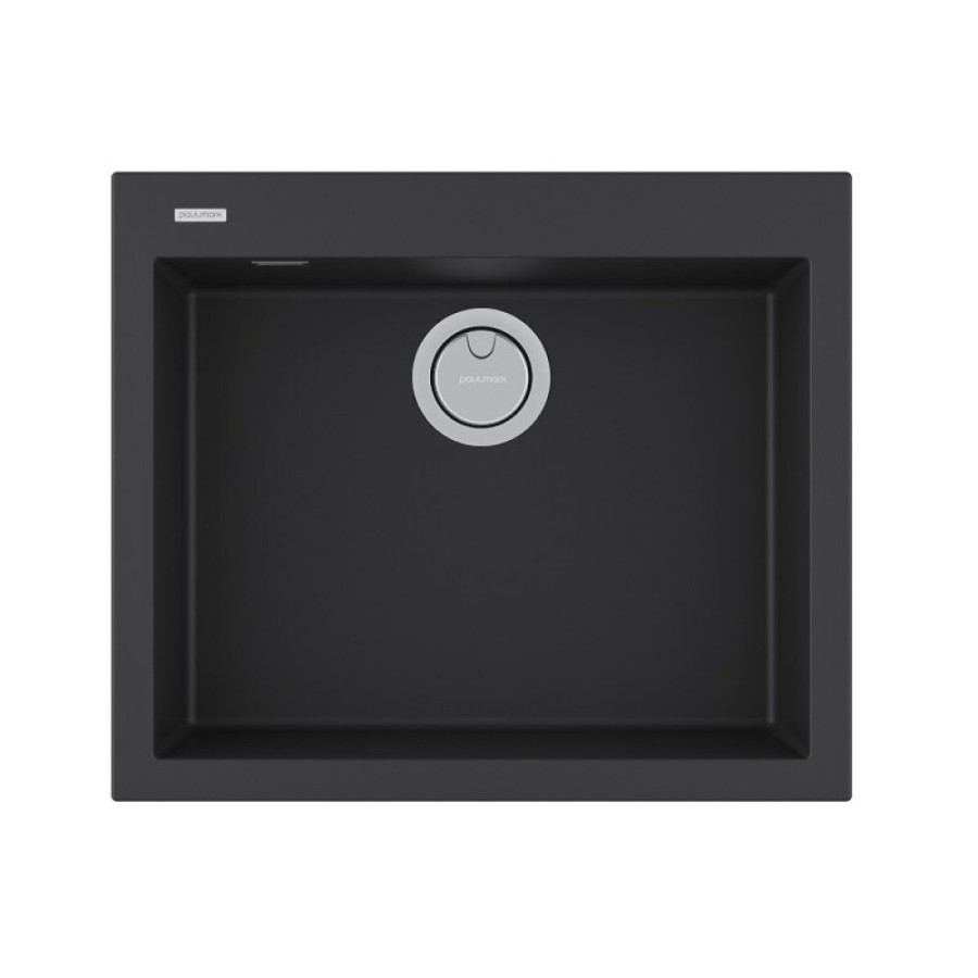 Мойка кухонная Paulmark Decoration, 60 см, PM936051-AN, цвет anthracite