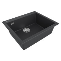 Мойка кухонная Paulmark Decoration, 60 см, PM936051-AN, цвет anthracite