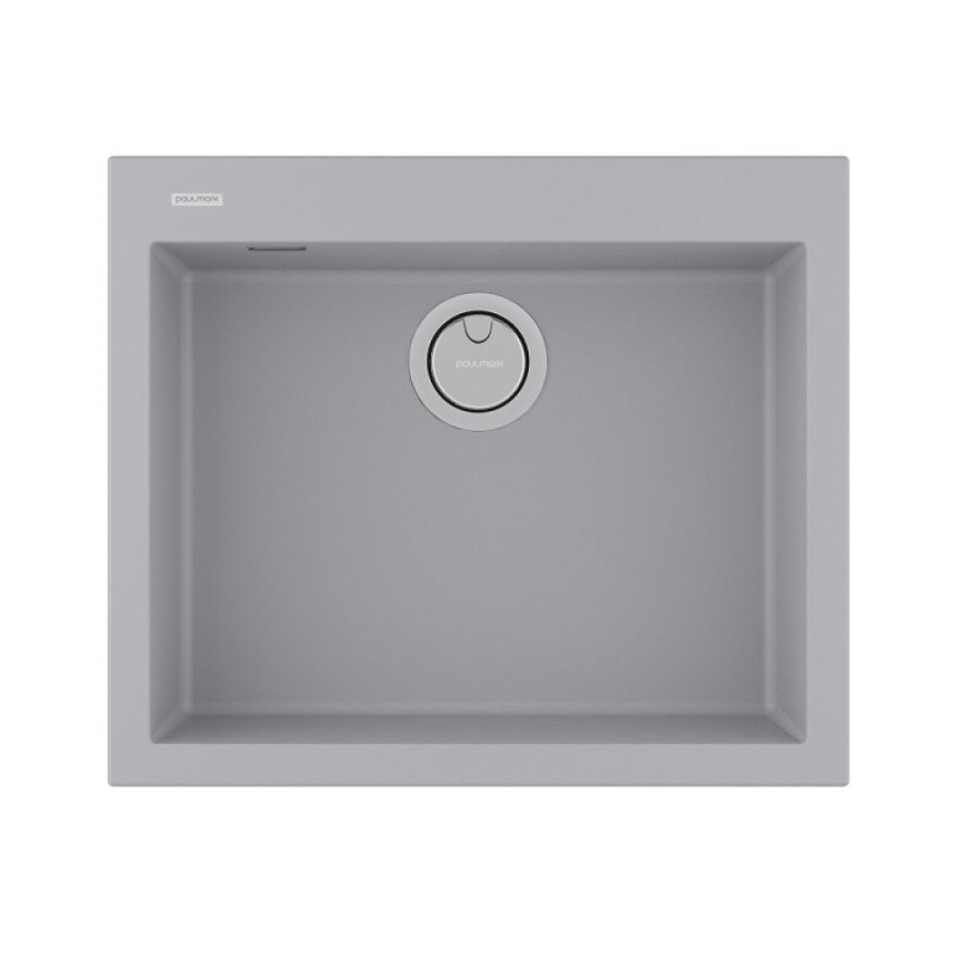 Мойка кухонная Paulmark Decoration, 60 см, PM936051-UGR, цвет urban grey