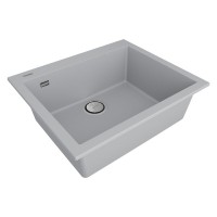 Мойка кухонная Paulmark Decoration, 60 см, PM936051-UGR, цвет urban grey