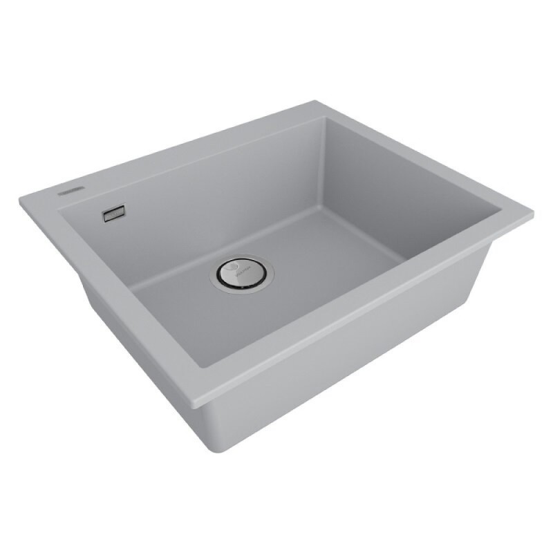 Мойка кухонная Paulmark Decoration, 60 см, PM936051-UGR, цвет urban grey