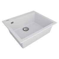Мойка кухонная Paulmark Decoration, 60 см, PM936051-WH, цвет white