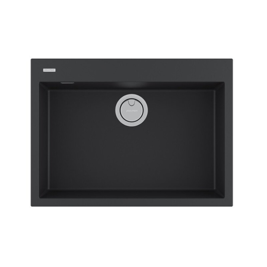 Мойка кухонная Paulmark Decoration, 69 см, PM936950-AN, цвет anthracite