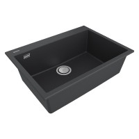 Мойка кухонная Paulmark Decoration, 69 см, PM936950-AN, цвет anthracite