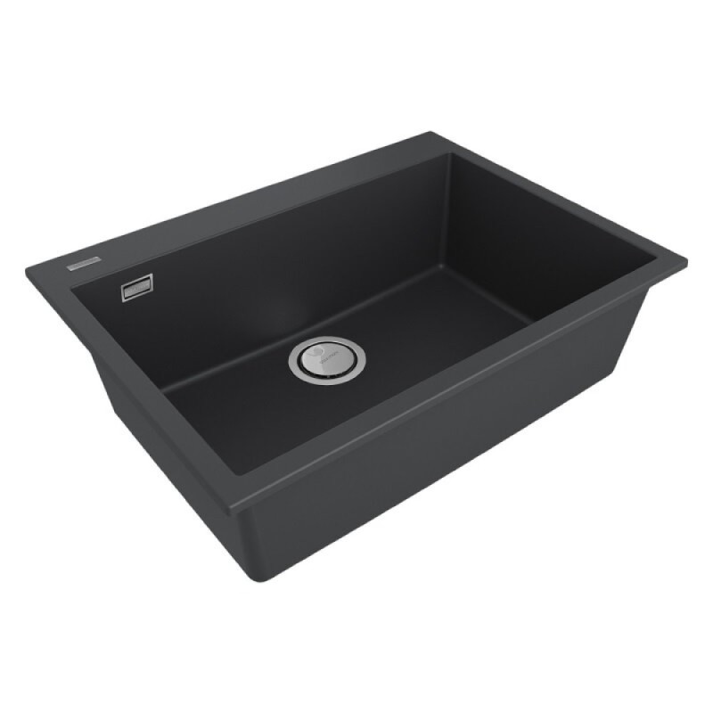 Мойка кухонная Paulmark Decoration, 69 см, PM936950-AN, цвет anthracite