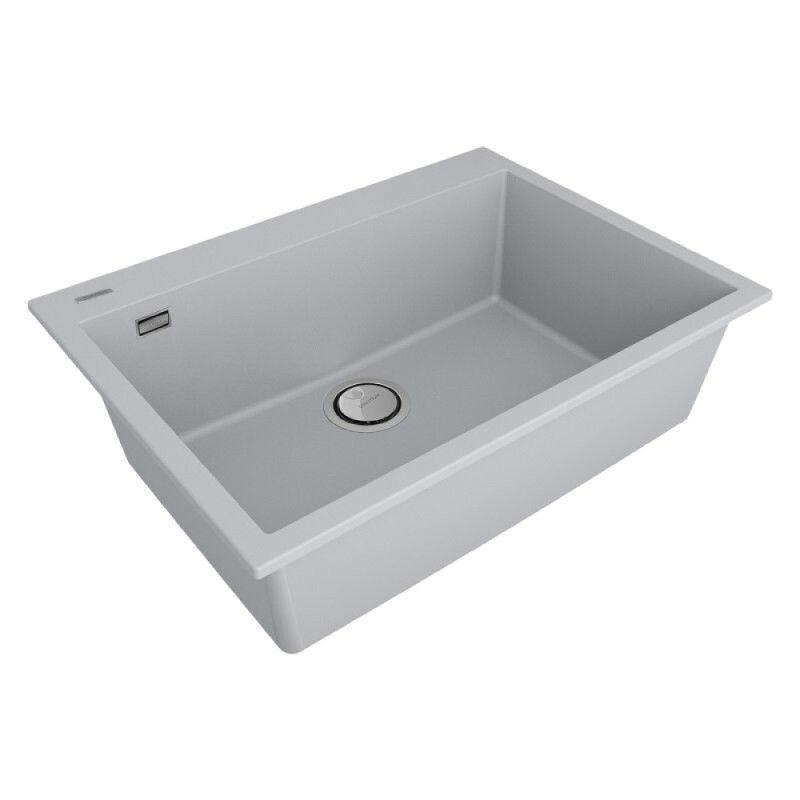 Мойка кухонная Paulmark Decoration, 69 см, PM936950-UGR, цвет urban grey
