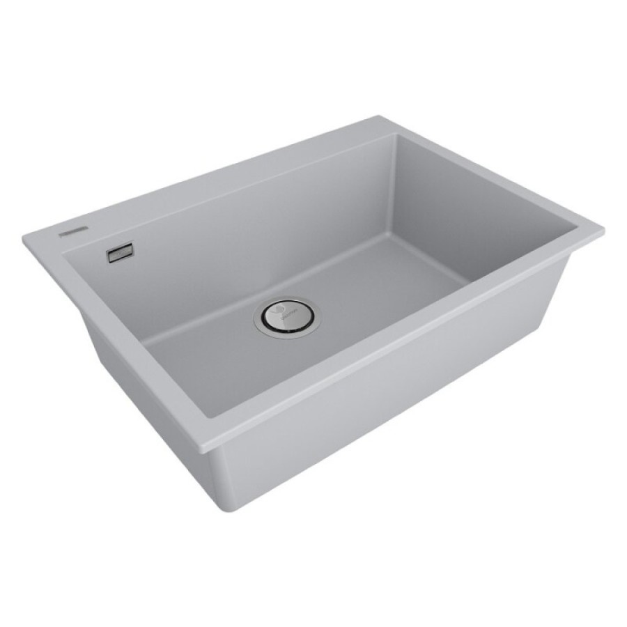 Мойка кухонная Paulmark Decoration, 69 см, PM936950-UGR, цвет urban grey