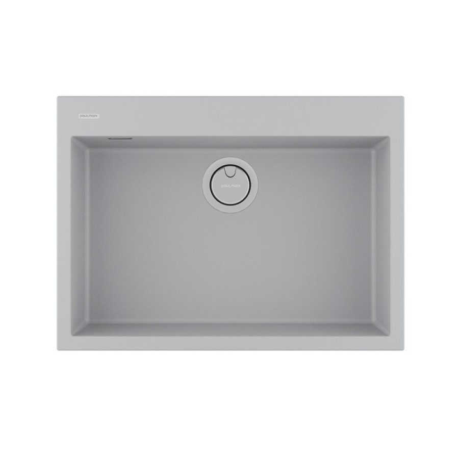 Мойка кухонная Paulmark Decoration, 69 см, PM936950-UGR, цвет urban grey