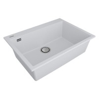 Мойка кухонная Paulmark Decoration, 69 см, PM936950-WH, цвет white
