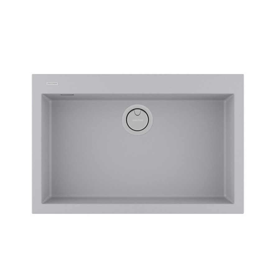 Мойка кухонная Paulmark Decoration, 76 см, PM937650-UGR, цвет urban grey
