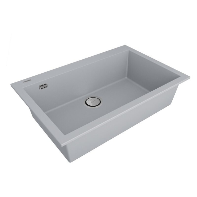 Мойка кухонная Paulmark Decoration, 76 см, PM937650-UGR, цвет urban grey