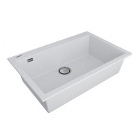 Мойка кухонная Paulmark Decoration, 76 см, PM937650-WH, цвет white