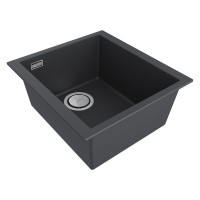 Мойка кухонная Paulmark Neo Classic, 41 см, PM964144-AN, цвет anthracite
