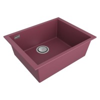 Мойка кухонная Paulmark Neo Classic, 56 см, PM965644-ME, цвет merlot
