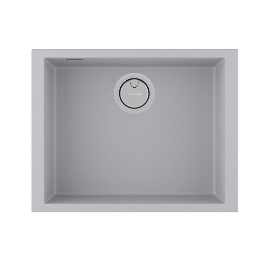 Мойка кухонная Paulmark Neo Classic, 56 см, PM965644-UGR, цвет urban grey