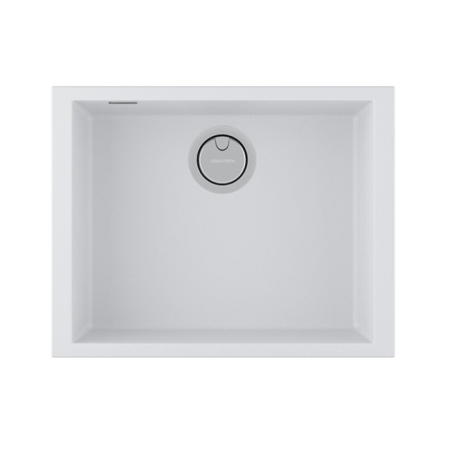 Мойка кухонная Paulmark Neo Classic, 56 см, PM965644-WH, цвет white