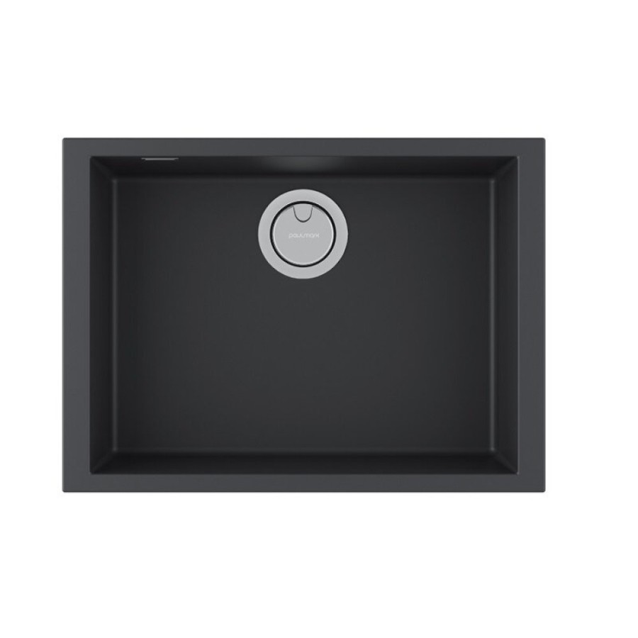 Мойка кухонная Paulmark Neo Classic, 60 см, PM966044-AN, цвет anthracite