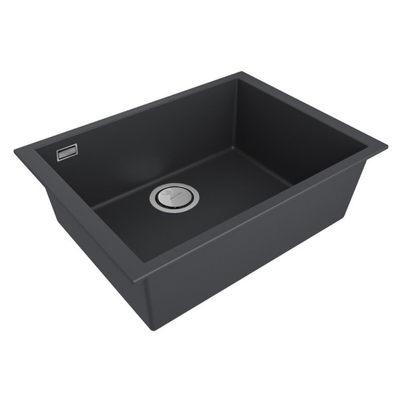 Мойка кухонная Paulmark Neo Classic, 60 см, PM966044-AN, цвет anthracite
