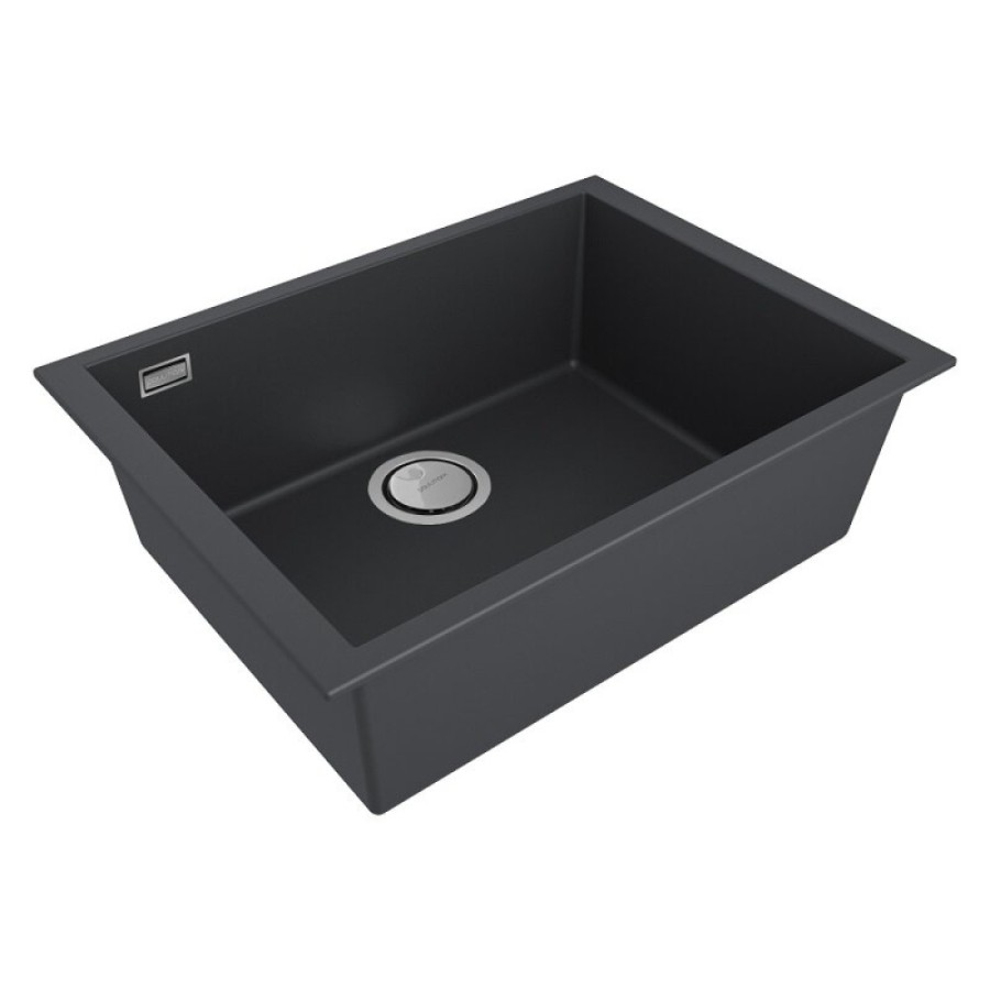 Мойка кухонная Paulmark Neo Classic, 60 см, PM966044-AN, цвет anthracite