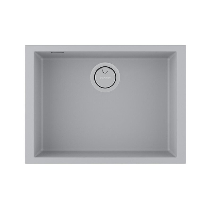 Мойка кухонная Paulmark Neo Classic, 60 см, PM966044-UGR, цвет urban grey
