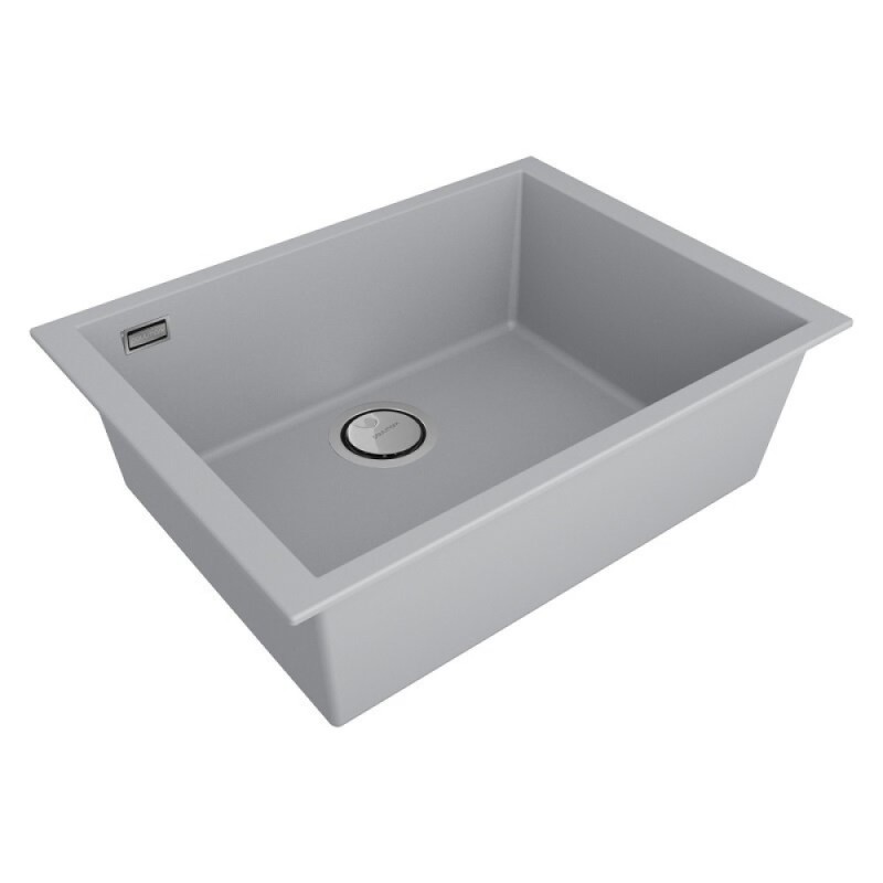 Мойка кухонная Paulmark Neo Classic, 60 см, PM966044-UGR, цвет urban grey