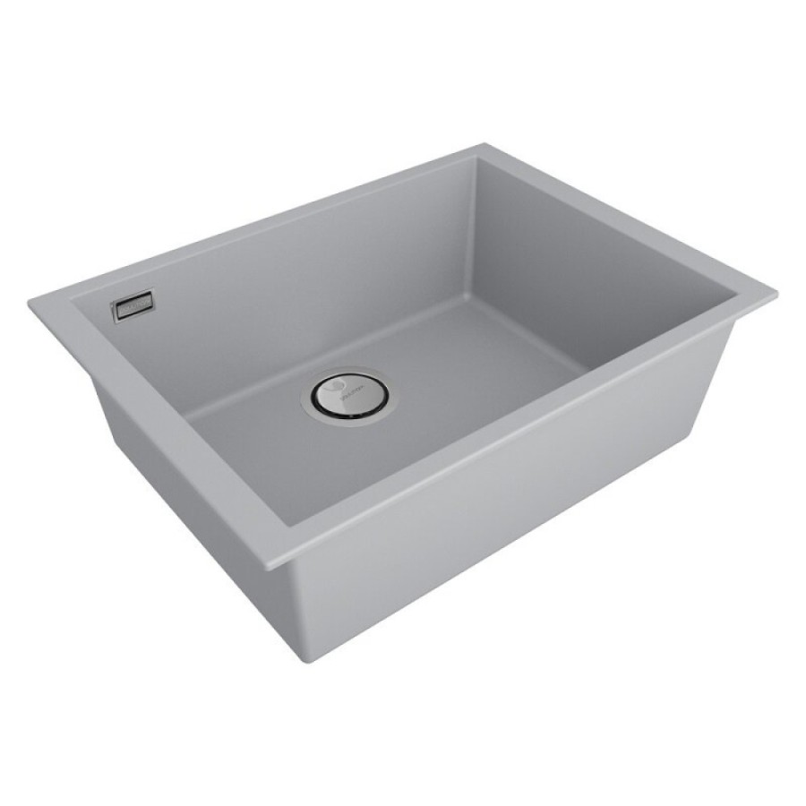 Мойка кухонная Paulmark Neo Classic, 60 см, PM966044-UGR, цвет urban grey