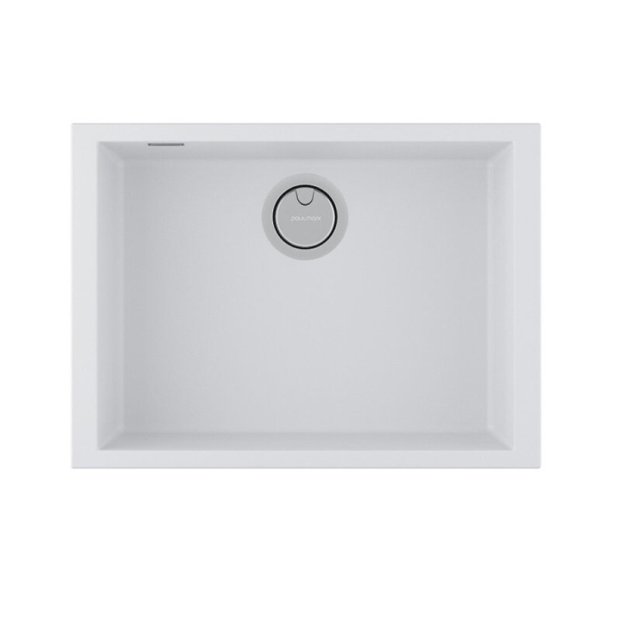 Мойка кухонная Paulmark Neo Classic, 60 см, PM966044-WH, цвет white