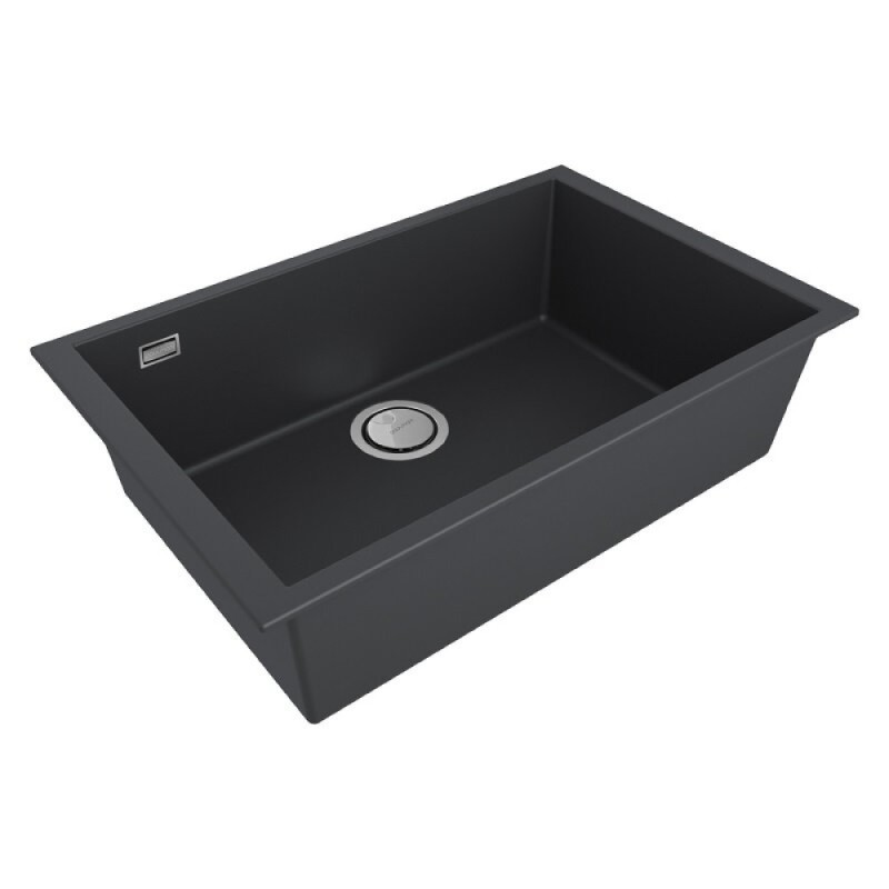 Мойка кухонная Paulmark Neo Classic, 69 см, PM966944-AN, цвет anthracite