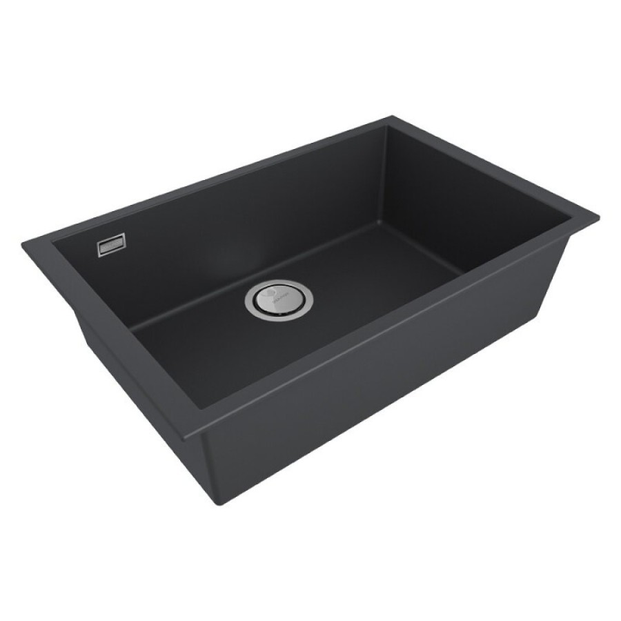 Мойка кухонная Paulmark Neo Classic, 69 см, PM966944-AN, цвет anthracite
